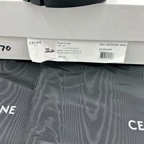 Men’s Celine, Leo strappy  sandals size 46 made in Italy - Picture 7 of 10